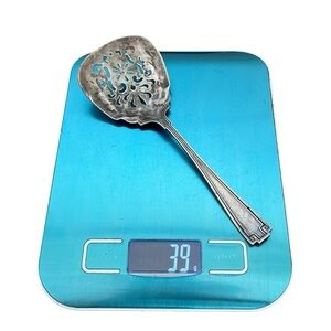 Gorham • Sterling Silver 6¼” Small Tomato Server ‘Etruscan’ Greek Key